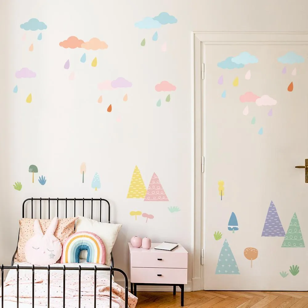 Rainy Day Wall Decals