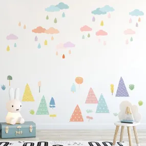 Rainy Day Wall Decals