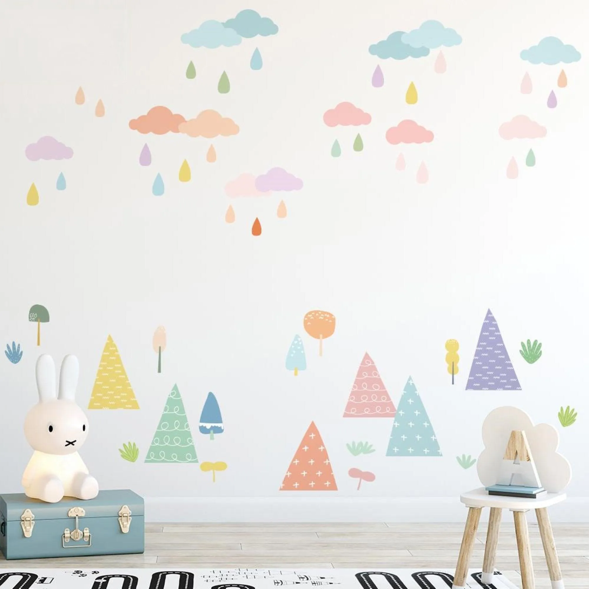 Rainy Day Wall Decals