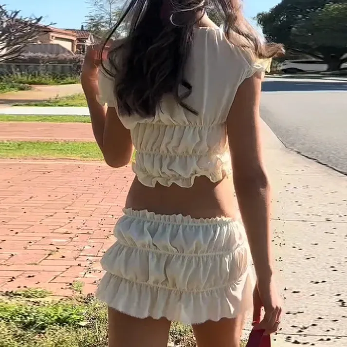 Ruffled Butterfly Set