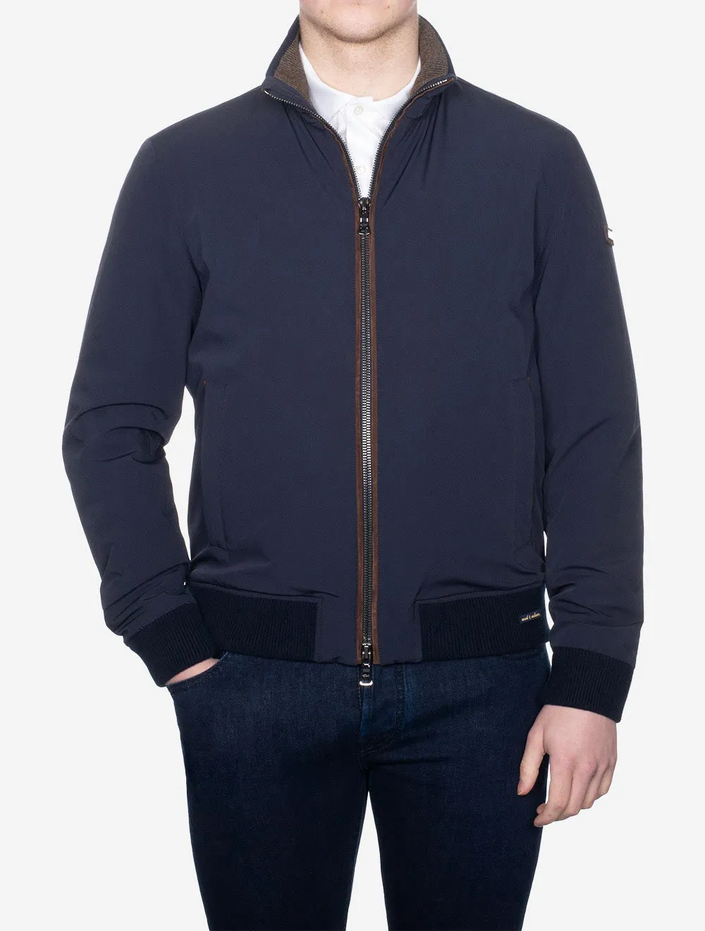 Save The Sea Bomber Jacket Navy