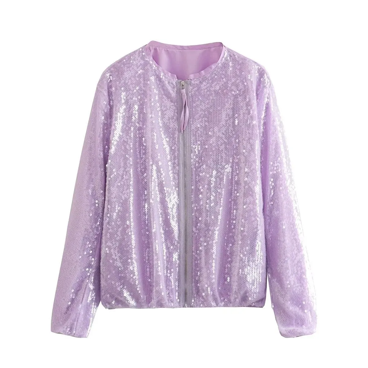 Sequined Bomber Party Jacket