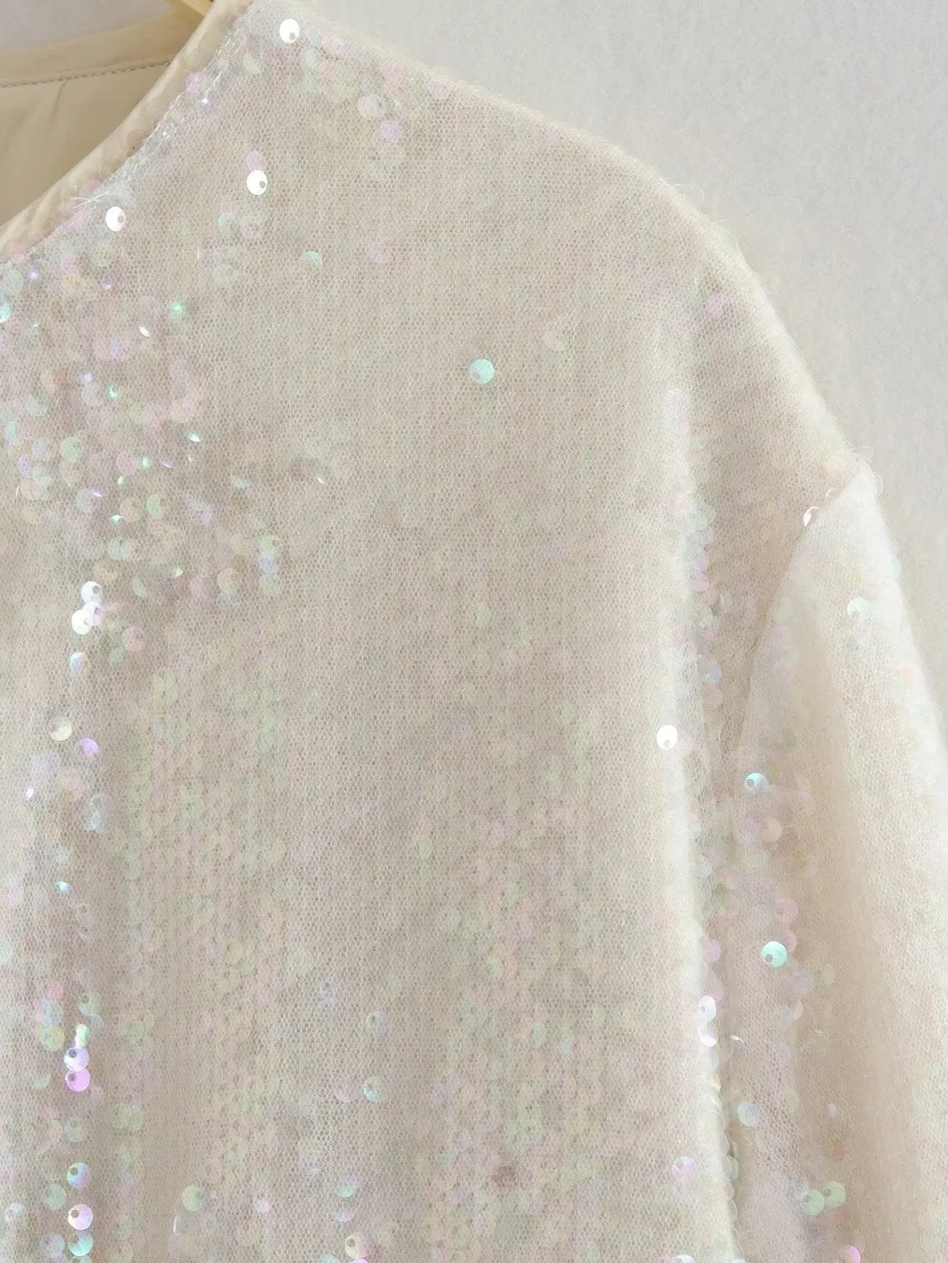 Sequined Bomber Party Jacket