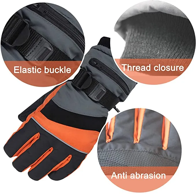 Sidiou Group Anniou Electric Heated Gloves USB Rechargeable Heating Gloves Motorcycle Winter Camping Ski Gloves Mens Waterproof Women Riding Gloves