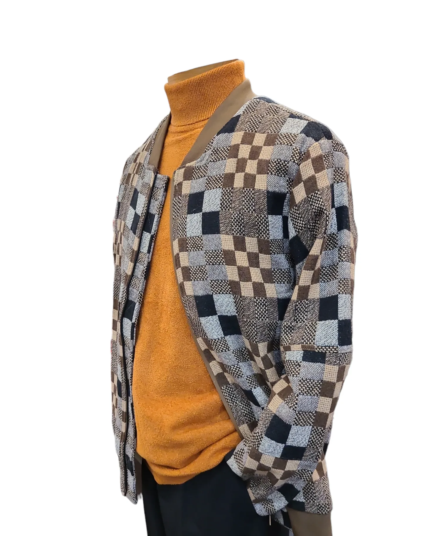 Stacy Adams Wool Blend Bomber Jacket