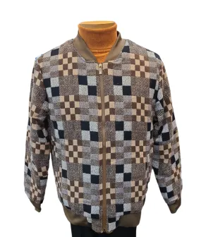 Stacy Adams Wool Blend Bomber Jacket