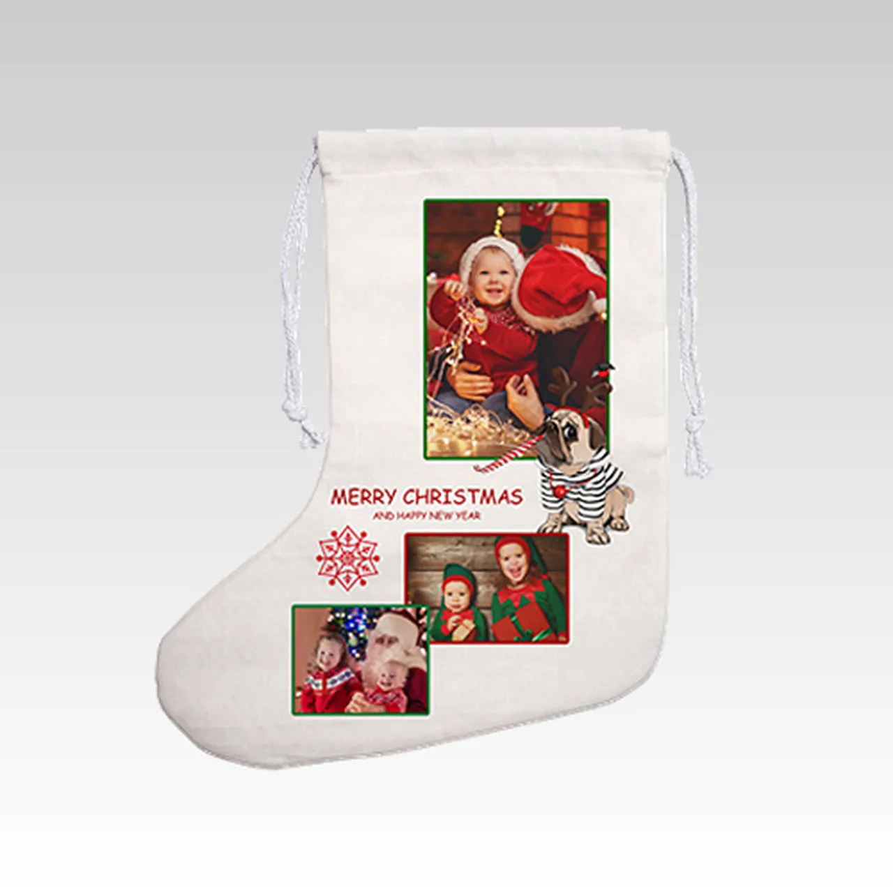 Sublimation Linen Christmas Stocking