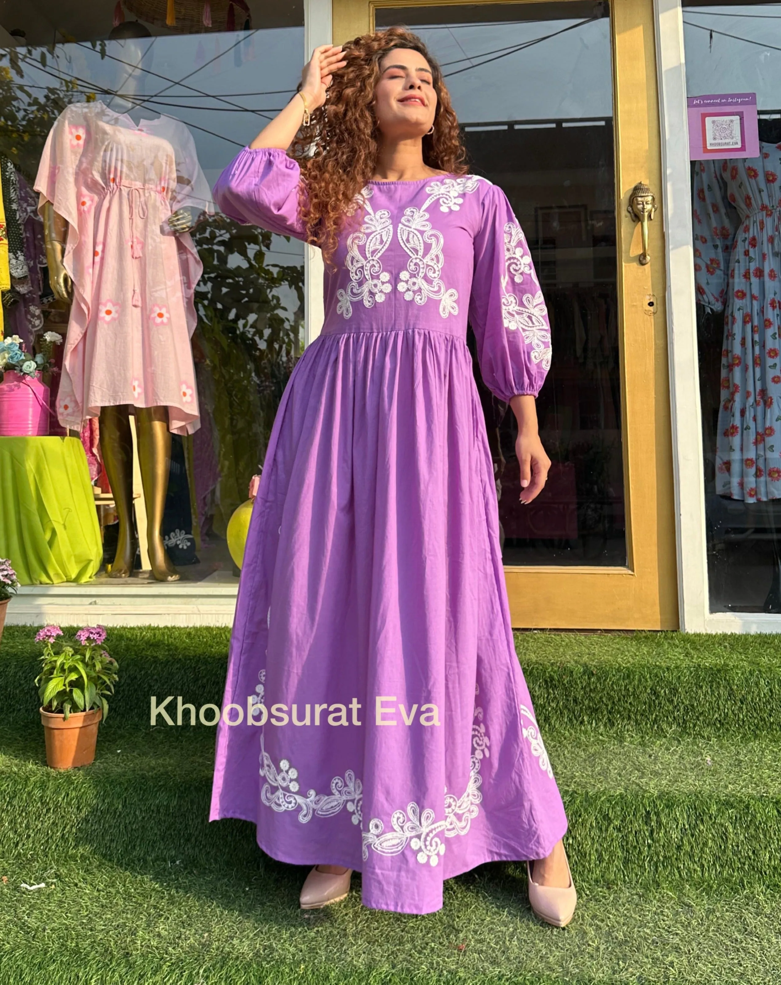 Summer Soiree Purple Dress