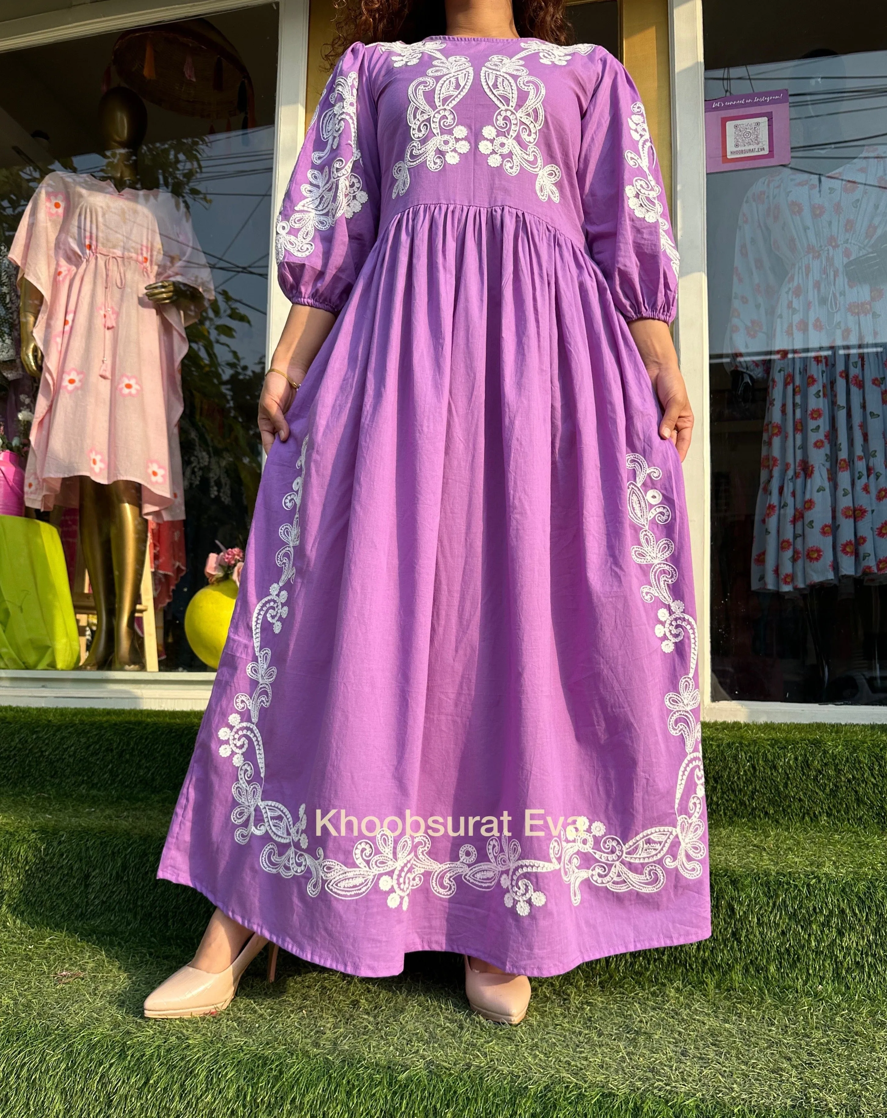 Summer Soiree Purple Dress