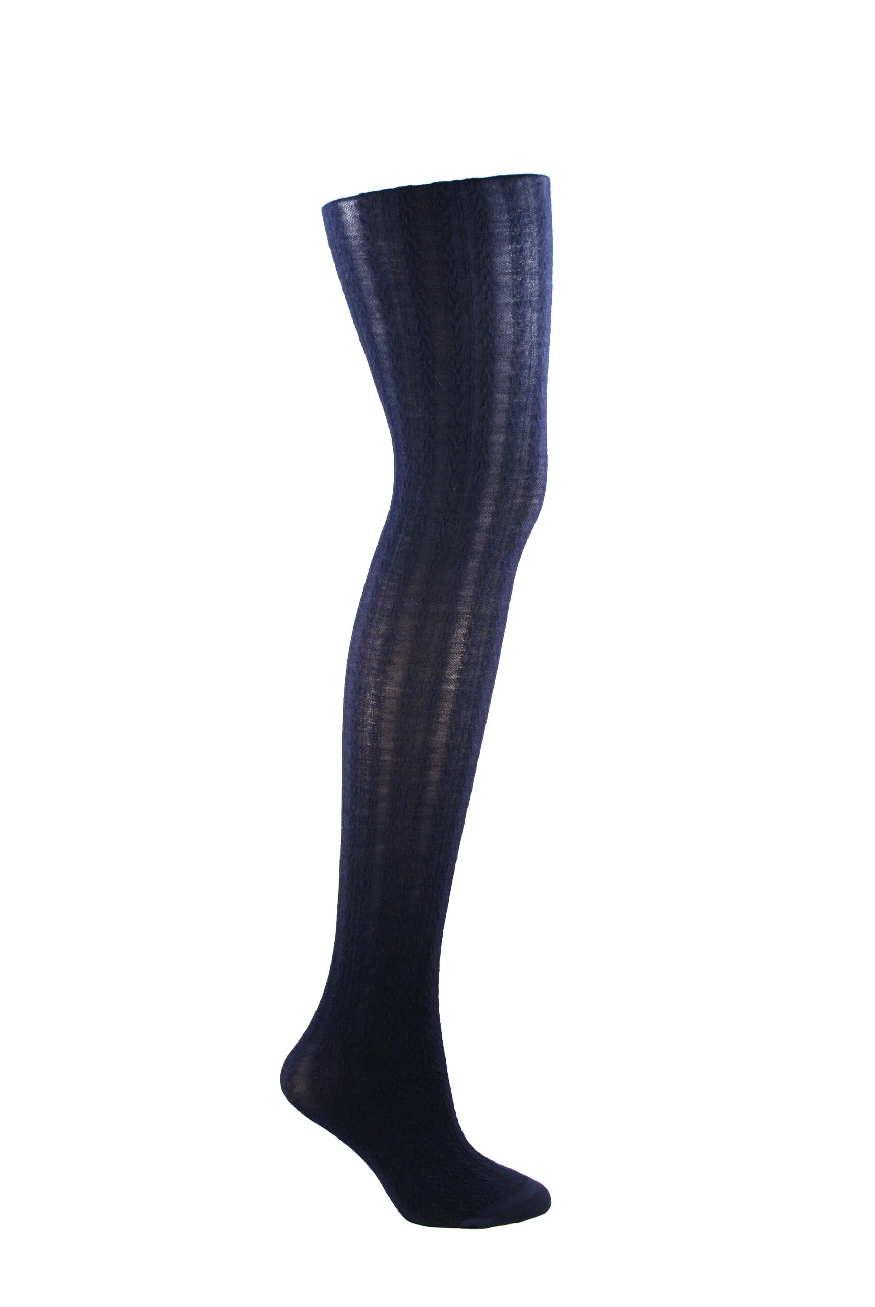 Superfine Merino Tights – Double Cable