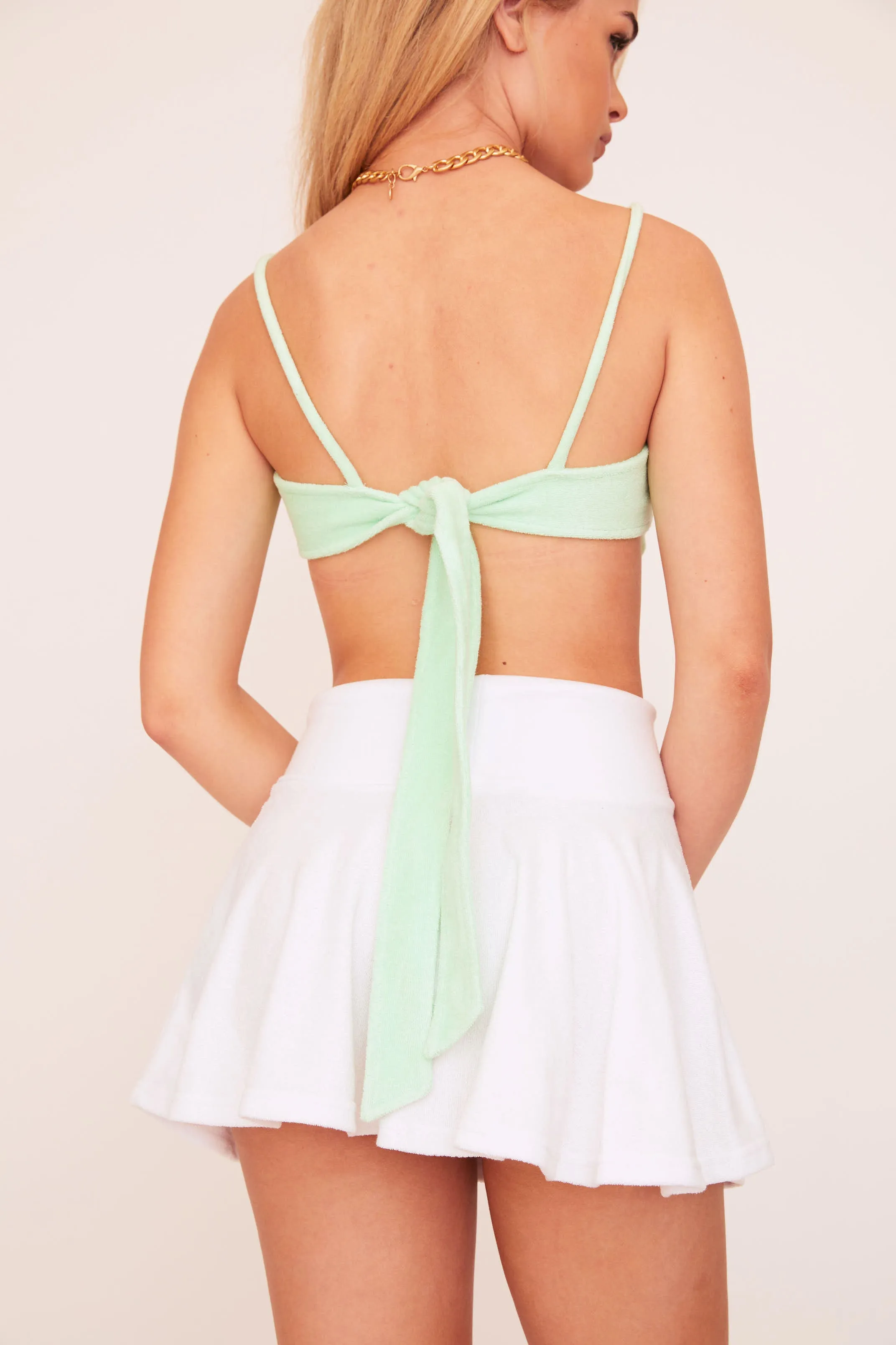 Terry Crop Top - Mint