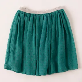 Textured Dot Chiffon Skirt