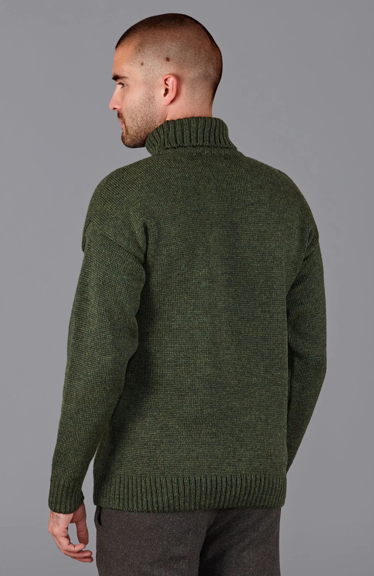 The Modern Submariner - Roll Neck Merino Wool Jumper