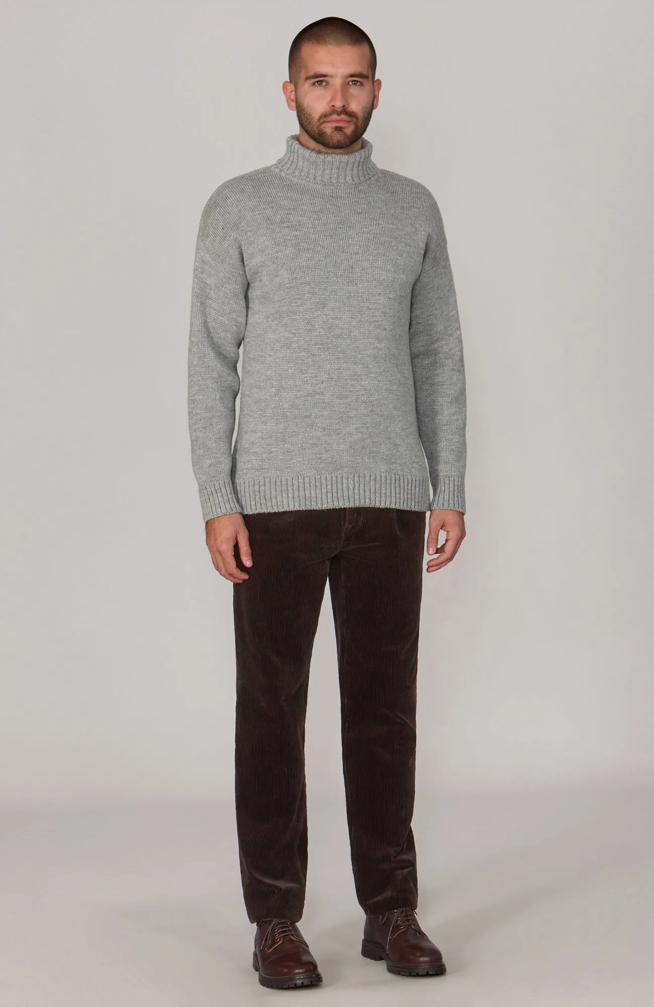 The Modern Submariner - Roll Neck Merino Wool Jumper