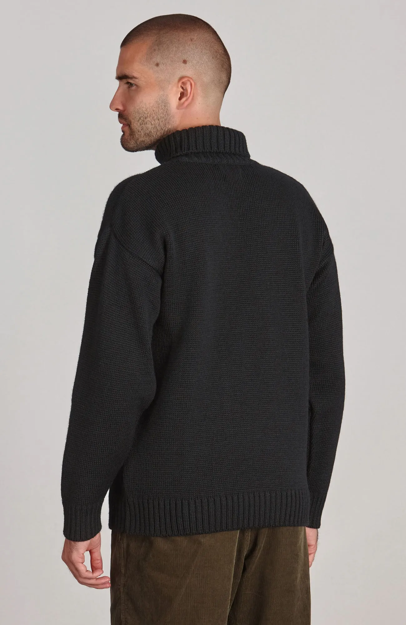 The Modern Submariner - Roll Neck Merino Wool Jumper