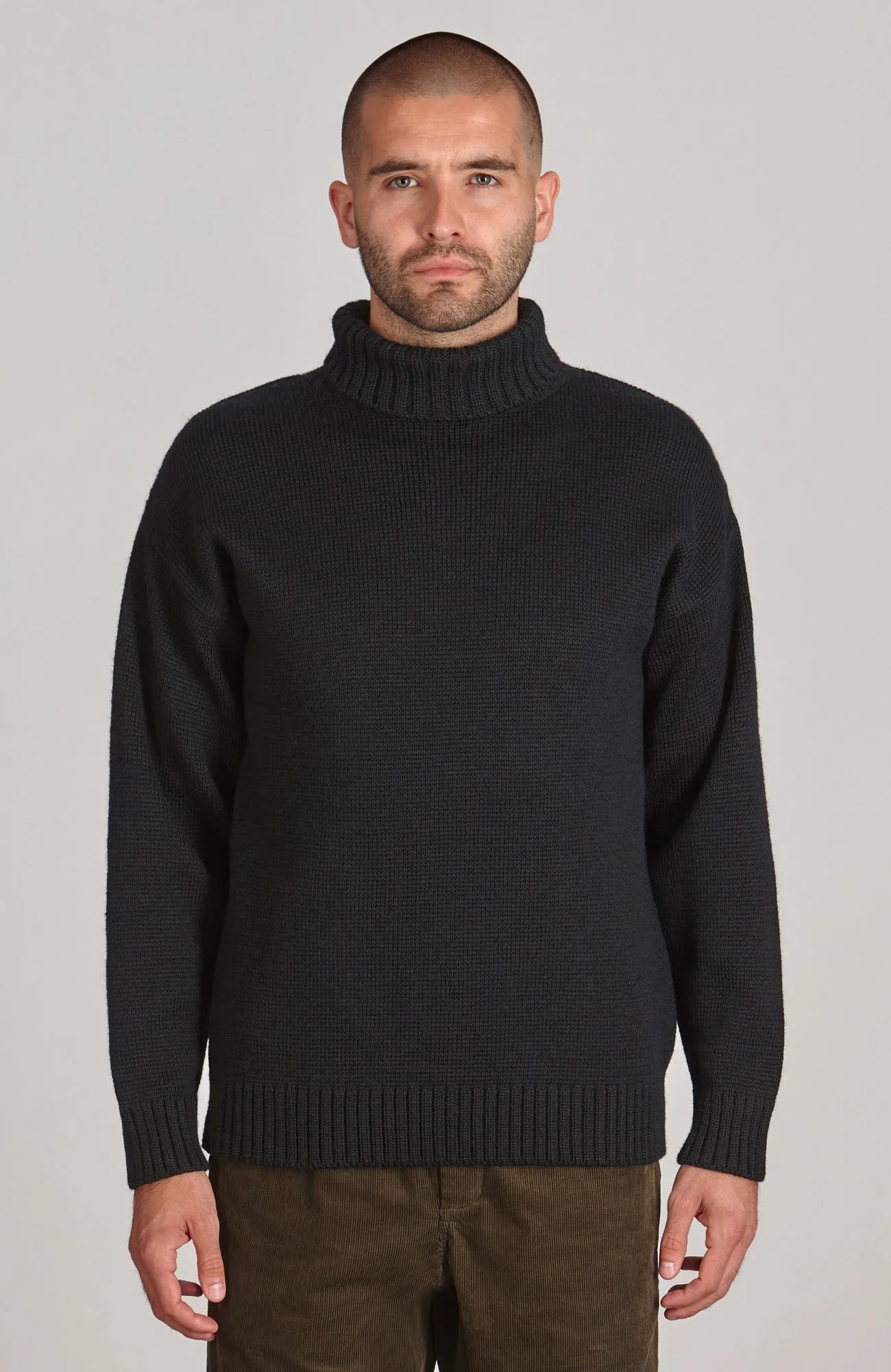 The Modern Submariner - Roll Neck Merino Wool Jumper