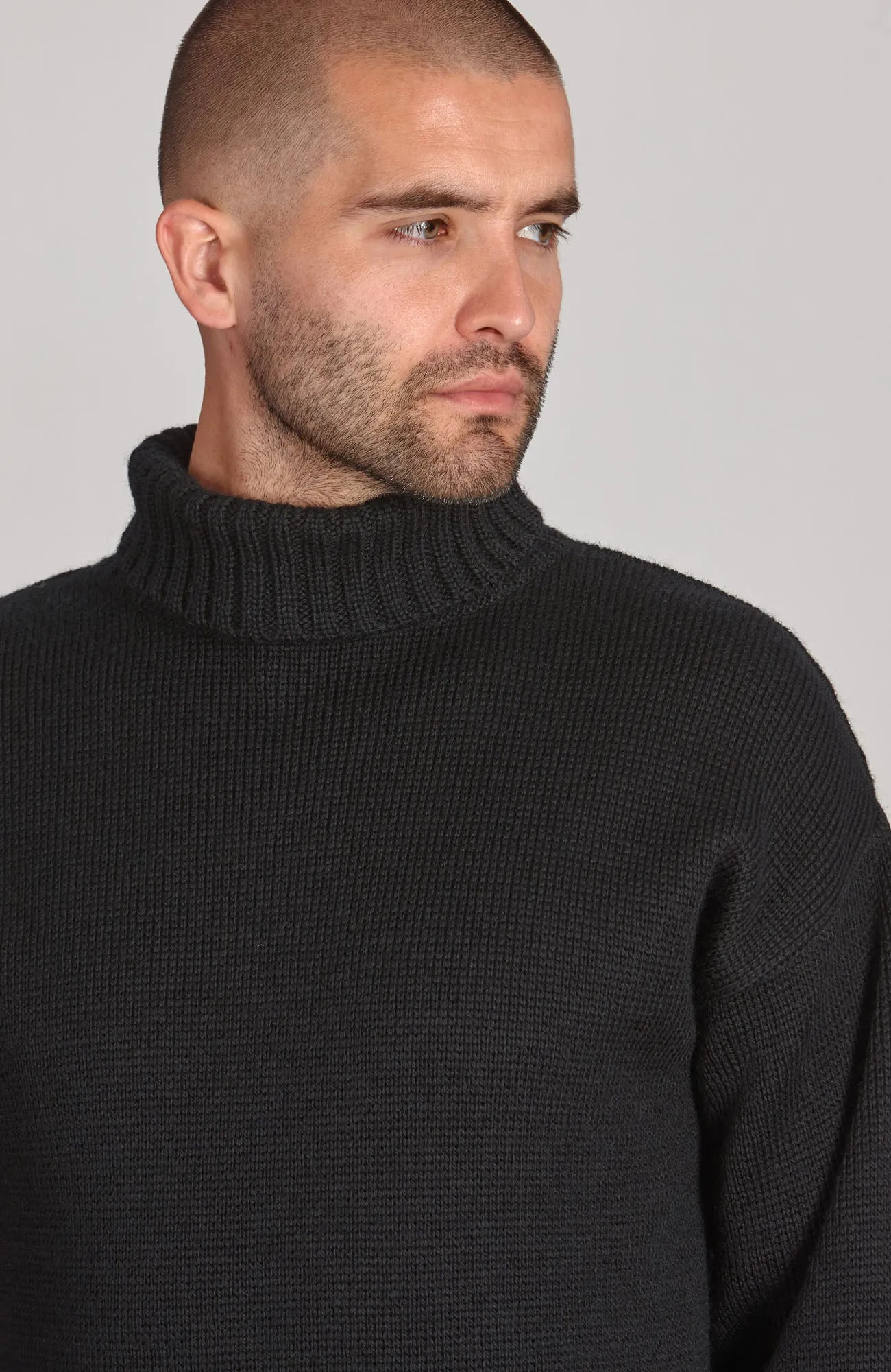 The Modern Submariner - Roll Neck Merino Wool Jumper