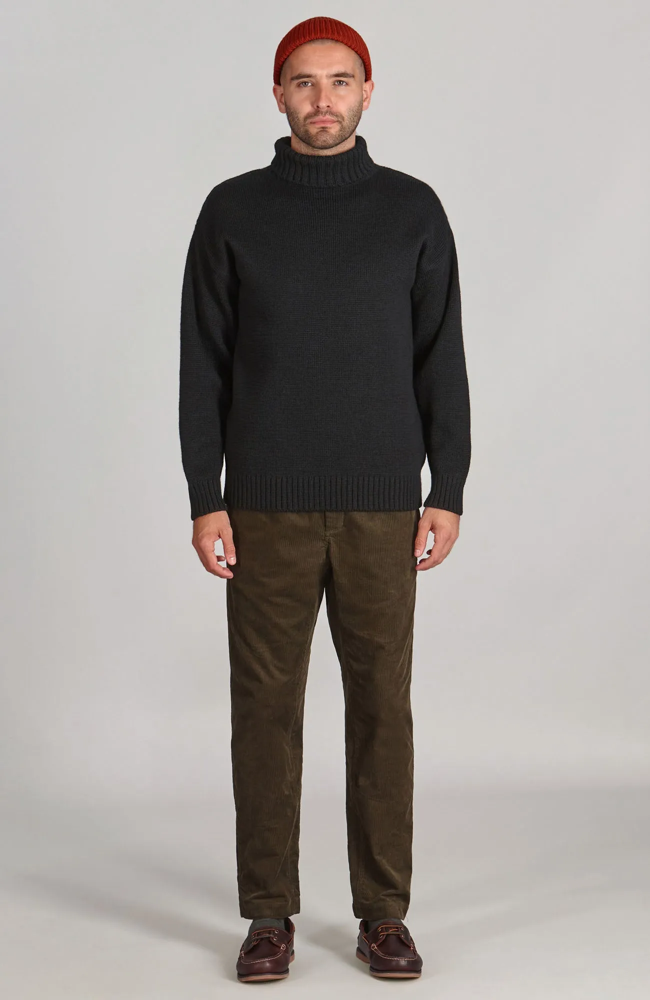 The Modern Submariner - Roll Neck Merino Wool Jumper