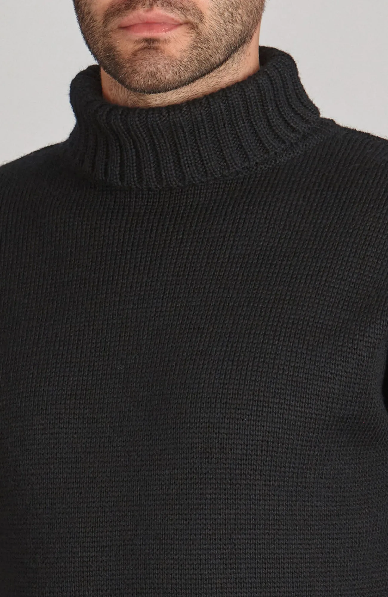 The Modern Submariner - Roll Neck Merino Wool Jumper