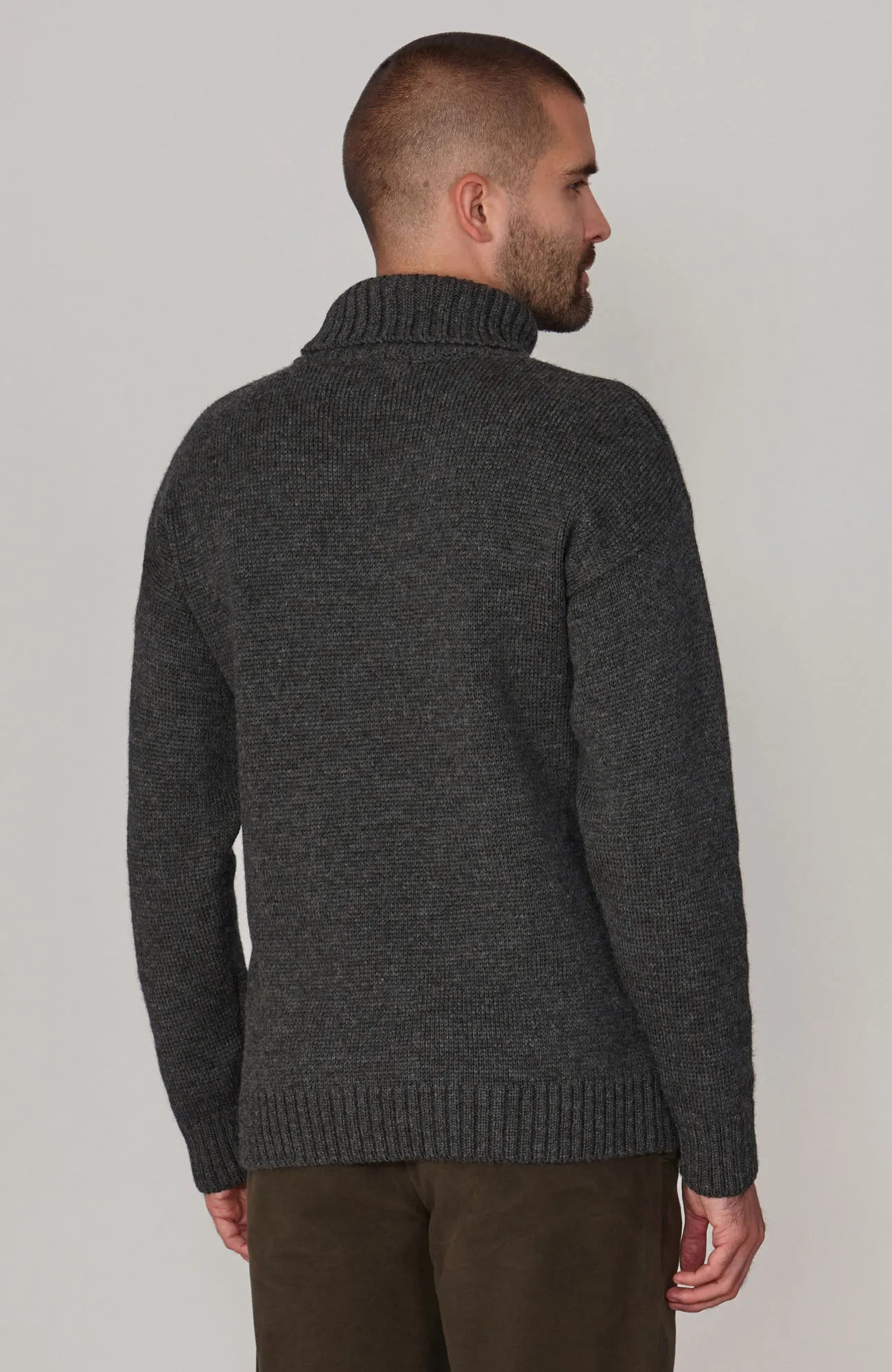 The Modern Submariner - Roll Neck Merino Wool Jumper