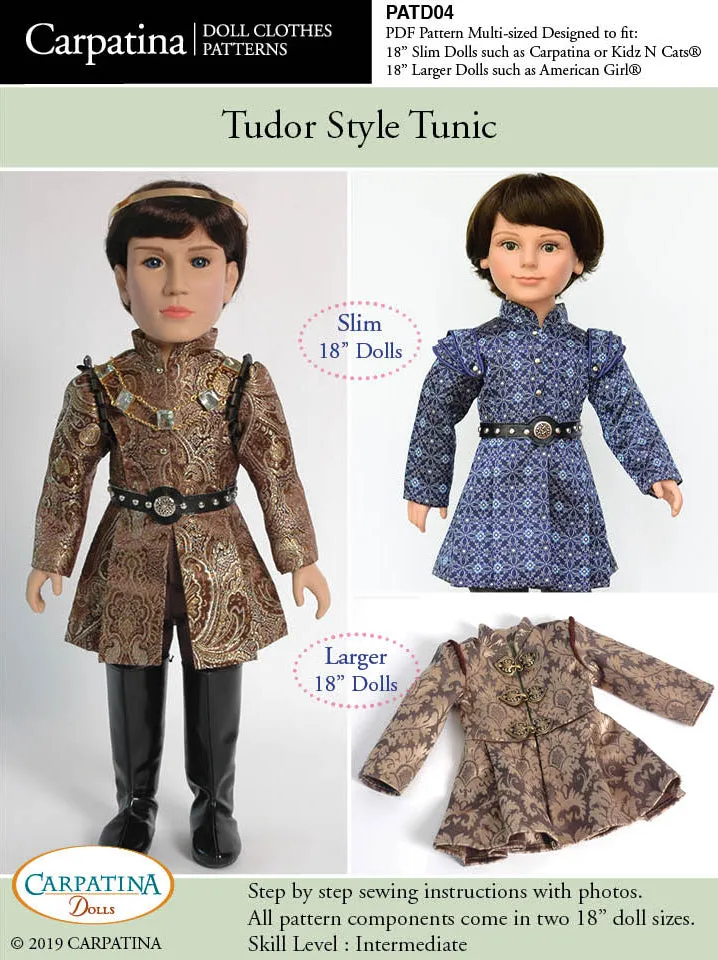 Tudor Tunic - Multi-Sized PDF Pattern