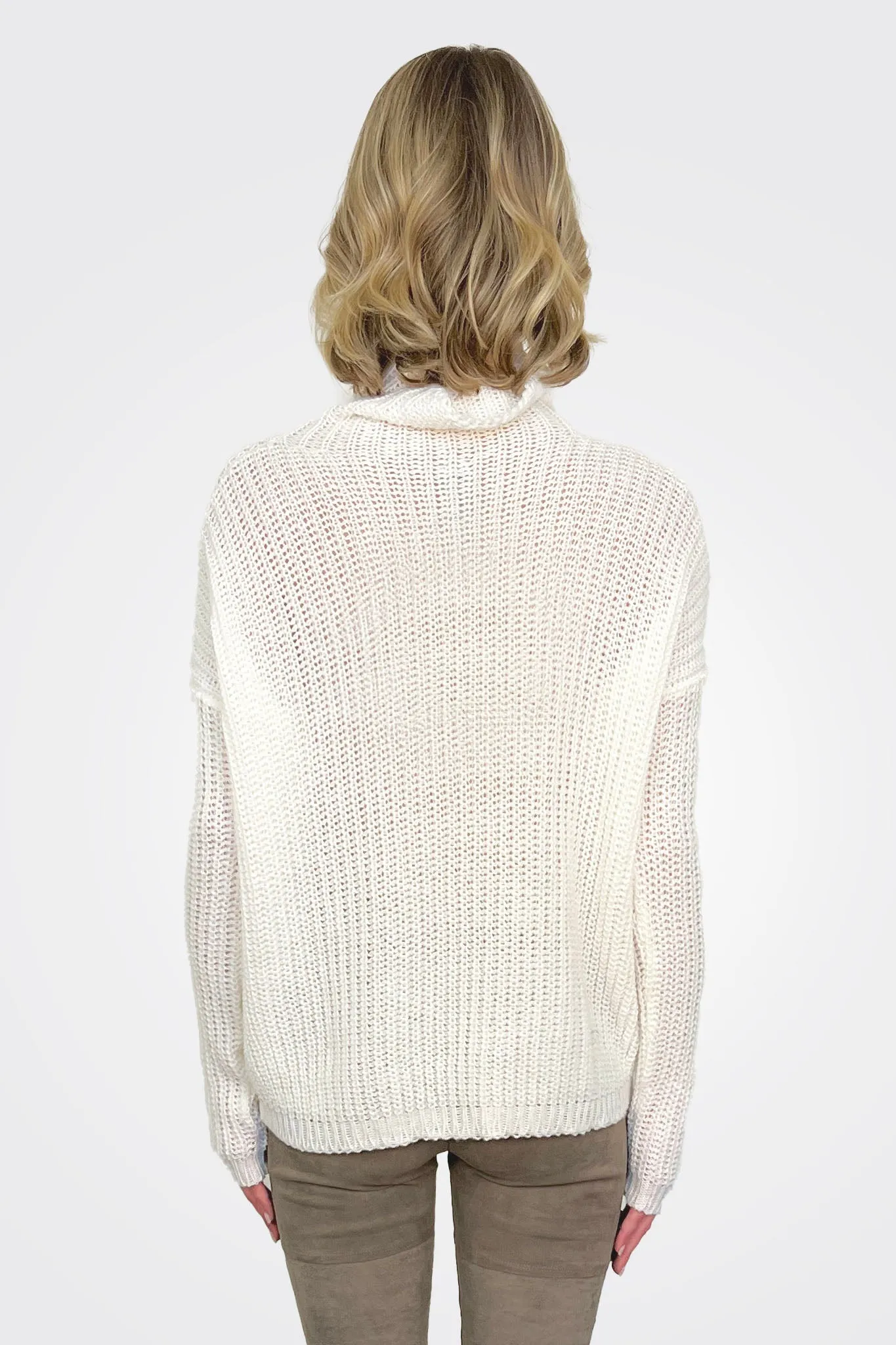 Turtleneck Sweater - Off White