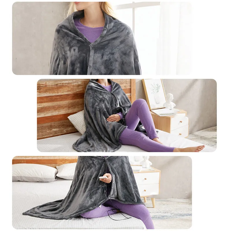 Usb-electric warm shawl - comfortable warm fleece