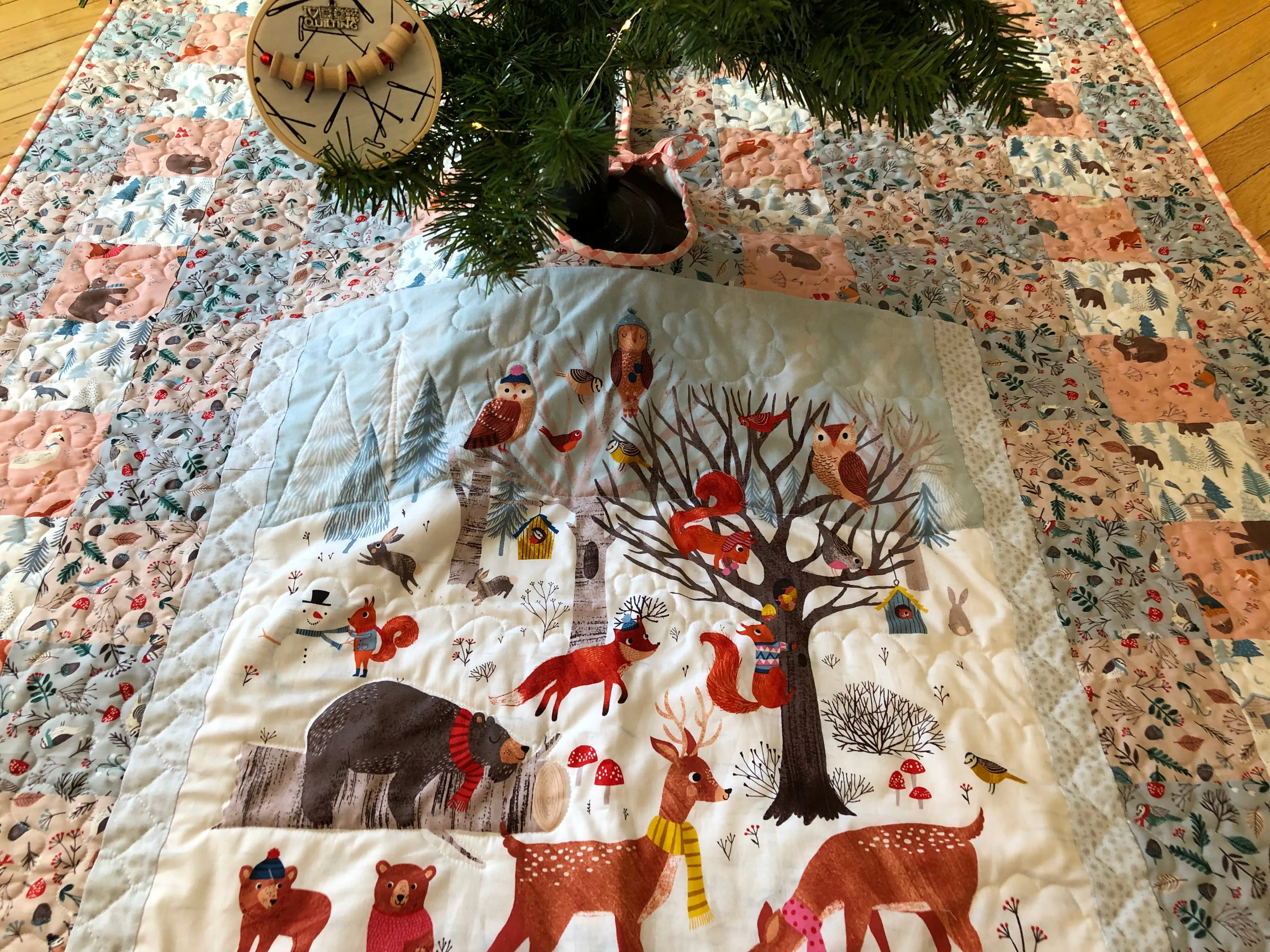 Woodland Christmas Tree Skirt