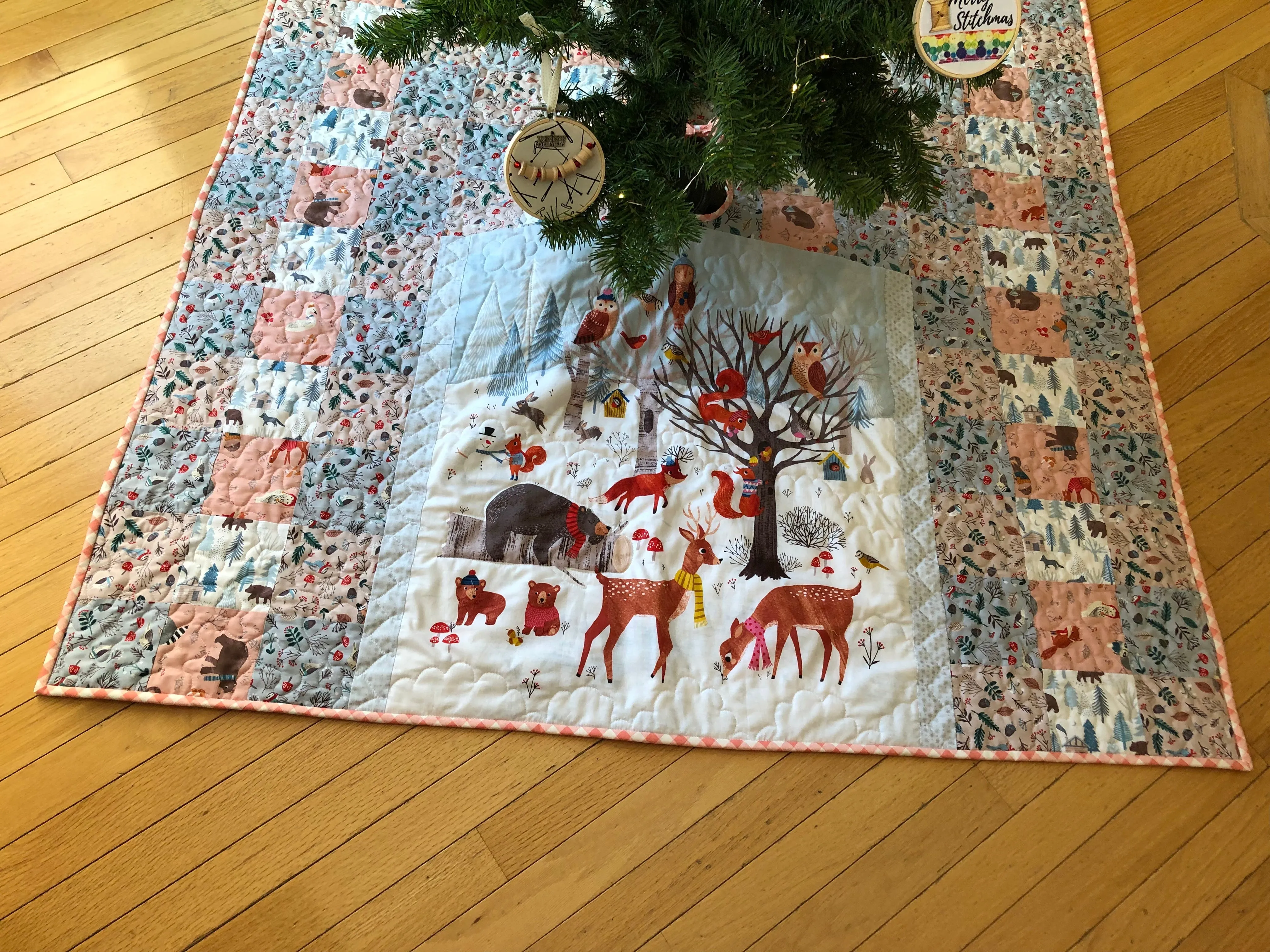 Woodland Christmas Tree Skirt