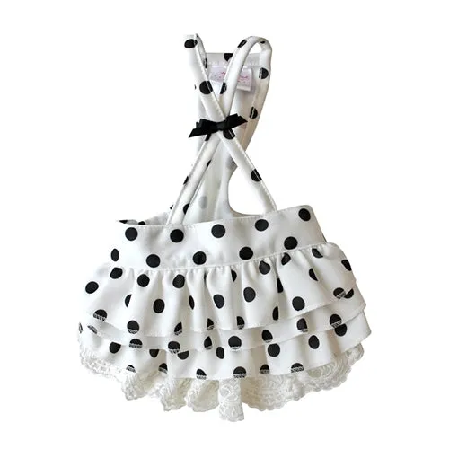 Wooflink Polka Polka Skirt - White